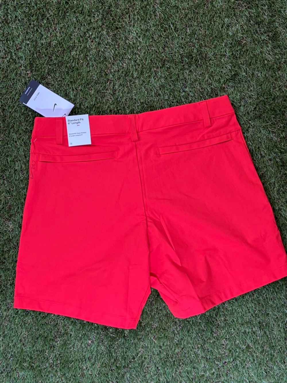 Nike Mens 24.7 Perfect Stretch 6" Golf Shorts Sz 32(M) Orange HQ6933-633 - Picture 5 of 5